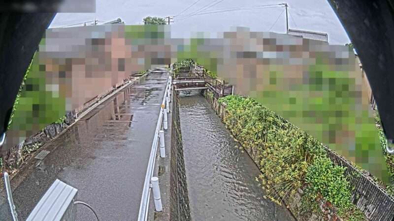 宝蔵川渡刈排水樋管ライブカメラ(愛知県豊田市渡刈町)