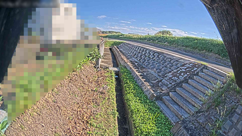 野見町排水路野見2号排水樋管ライブカメラ(愛知県豊田市野見町)