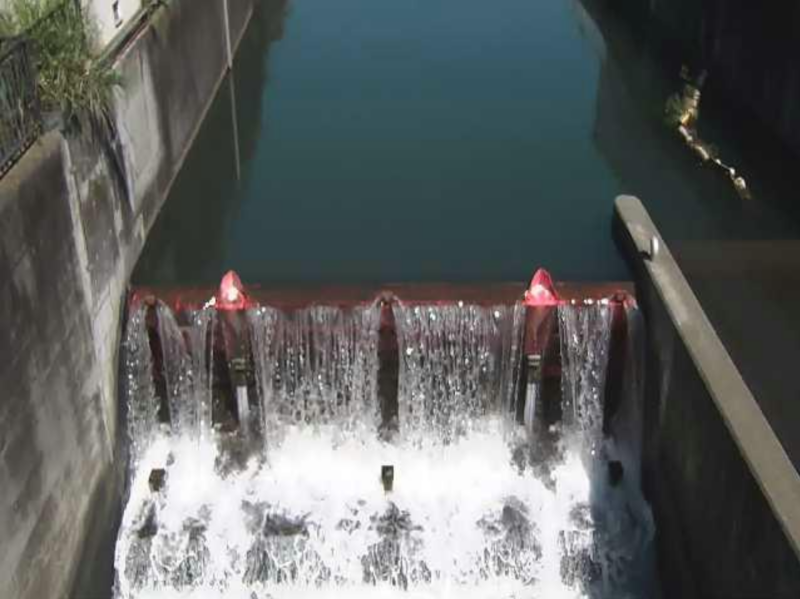 鳩川海老名分水路流入口ライブカメラ(神奈川県海老名市下今泉)