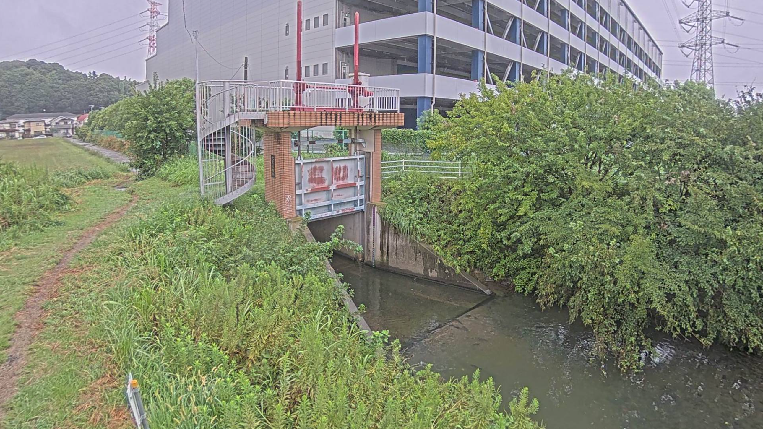 地金堀樋管ライブカメラ(千葉県柏市根戸新田)