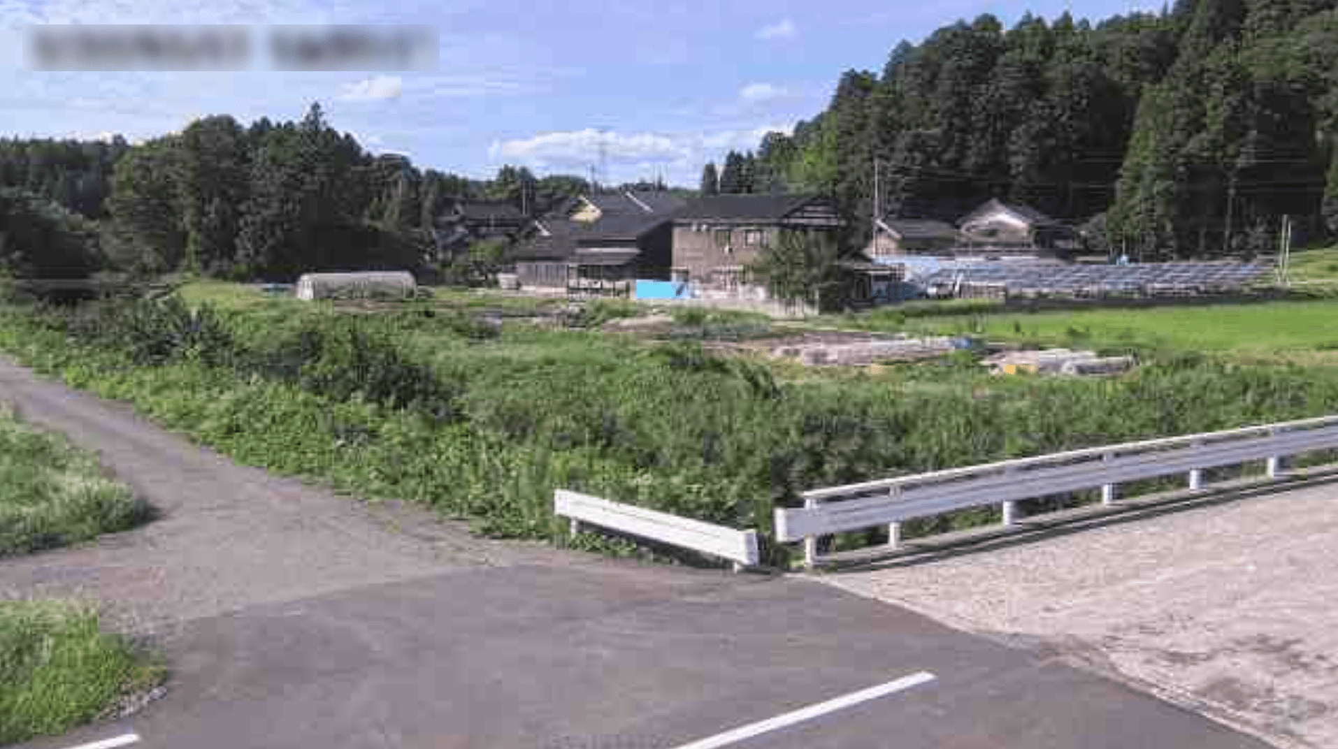 米町川梨谷小山ライブカメラ(石川県志賀町梨谷小山)
