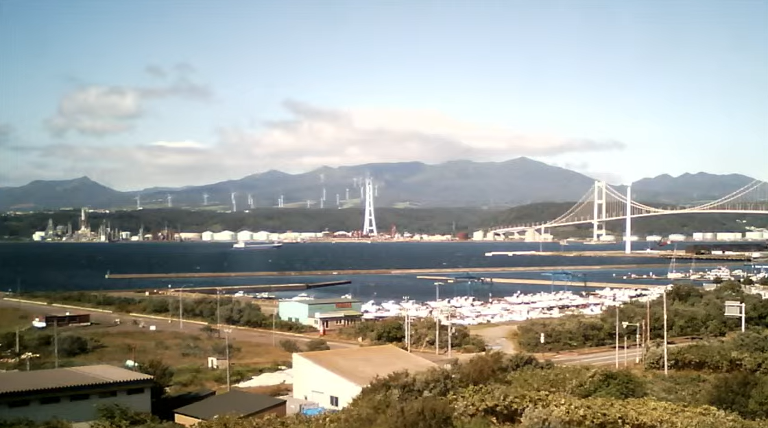 室蘭白鳥湾ライブカメラ(北海道室蘭市絵鞆町)