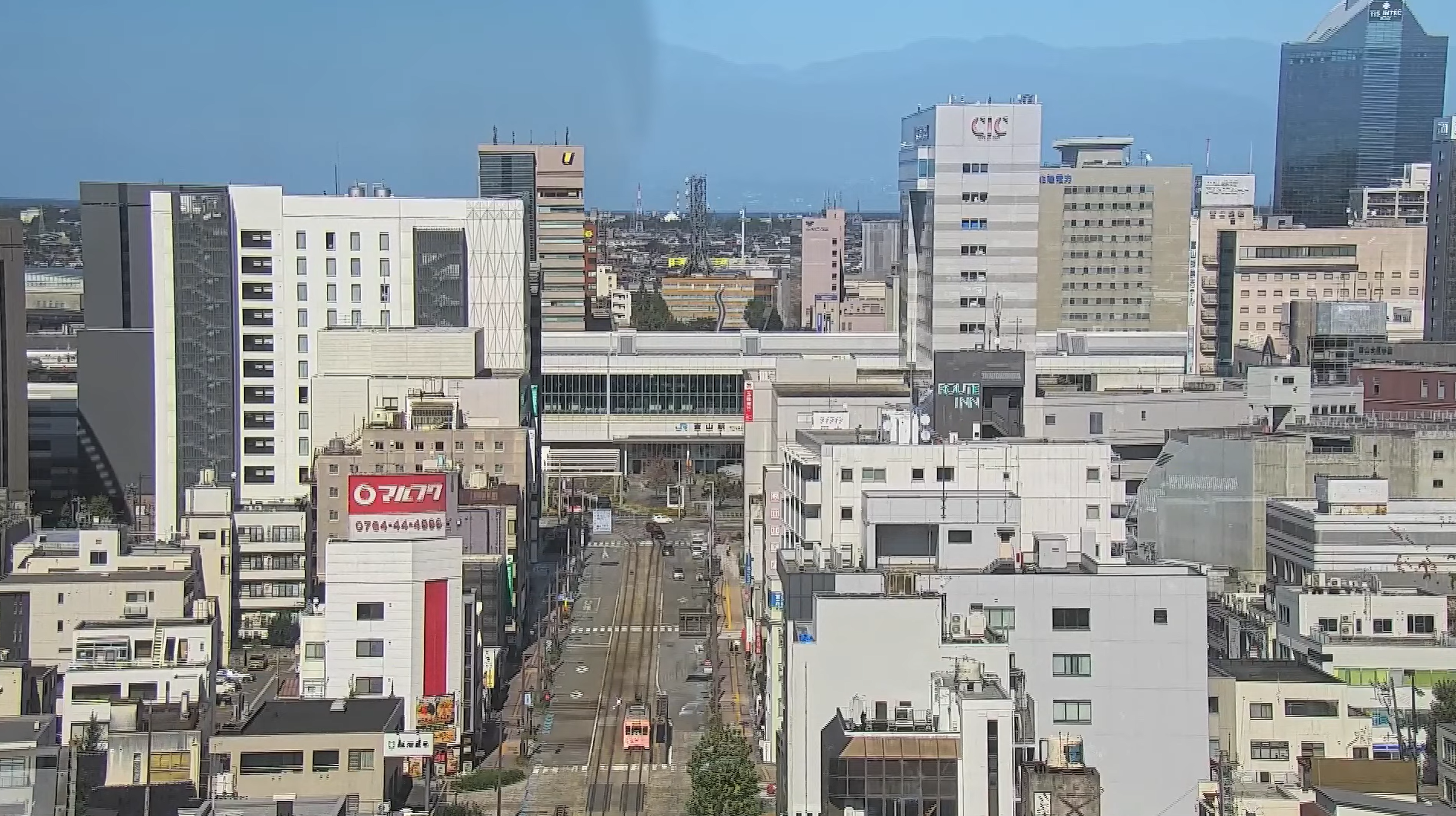 MITAST北日本新聞社富山駅方面ライブカメラ(富山県富山市安住町)