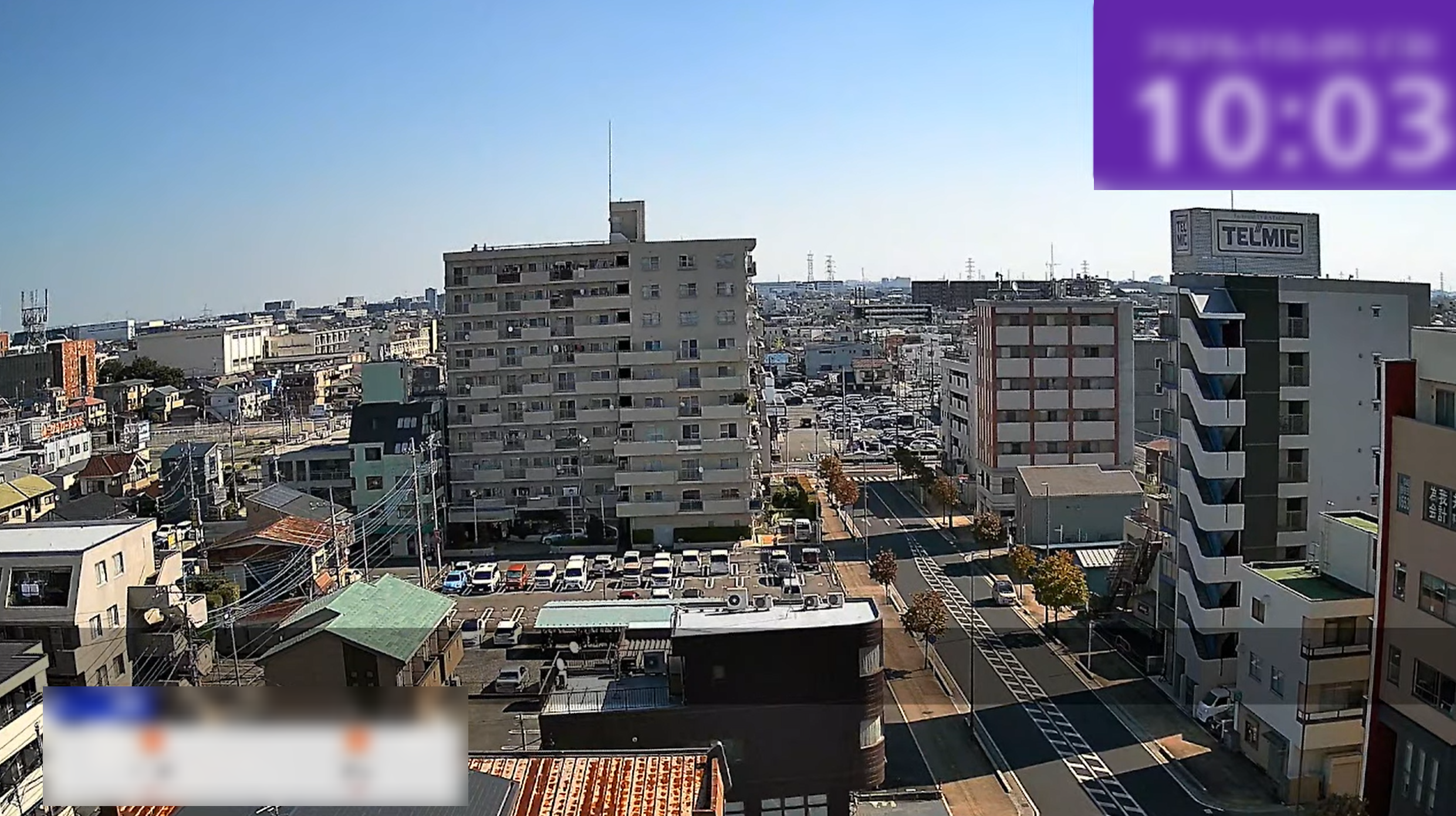 東武鉄道蒲生駅前ライブカメラ(埼玉県越谷市蒲生寿町)