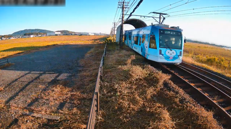福井鉄道三十八社駅泰澄の里駅方面ライブカメラ(福井県鯖江市鳥羽)